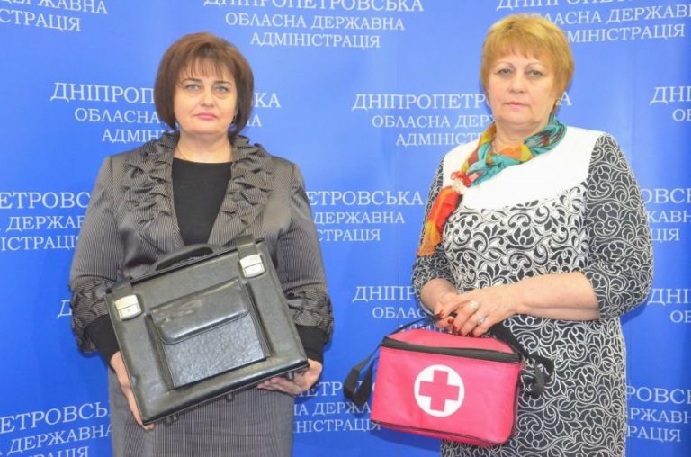 14 больниц Днепропетровской области получили медицинское оборудование от Германии