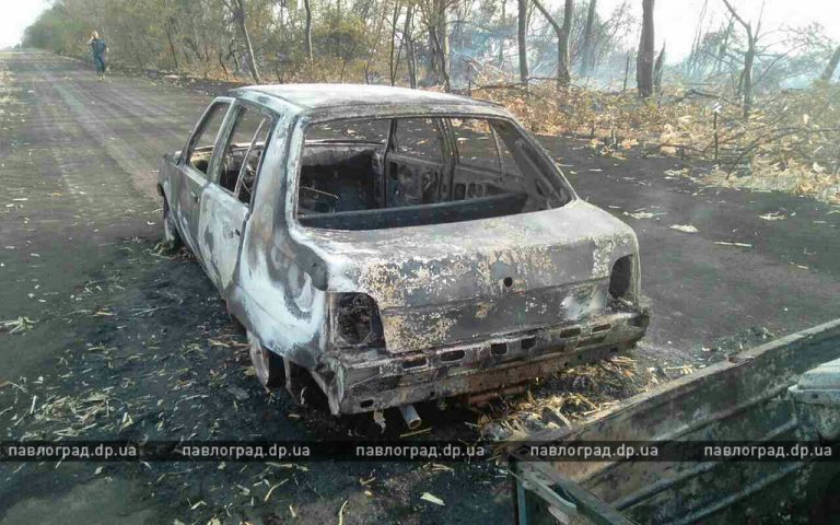 На дороге сгорела «Славута» (ФОТО)