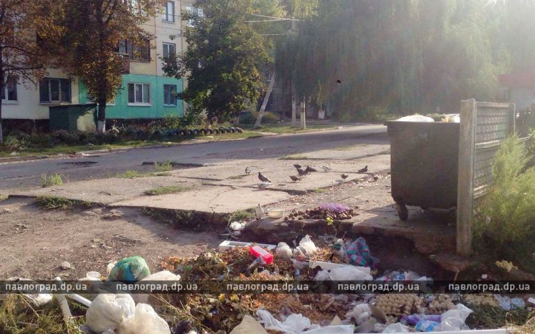Одну из самых грязных мусорных площадок в Павлограде — отремонтируют