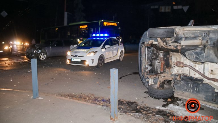 ДТП в Днепре: есть потерпевшие