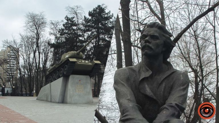 В Днепре погода не дала убрать памятник