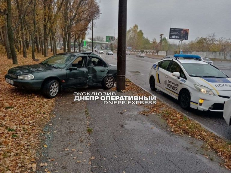 В Днепре зафиксировано рекордное количество ДТП